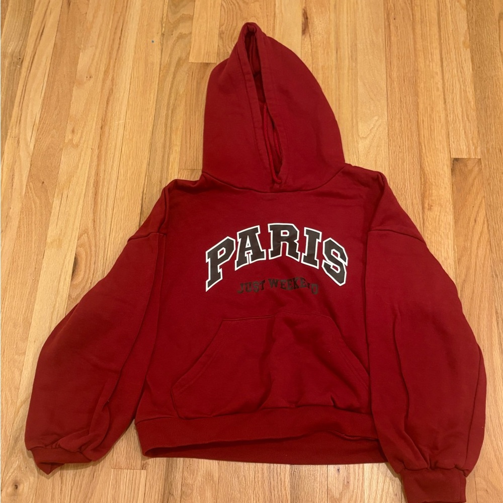 Red Paris Hoodie